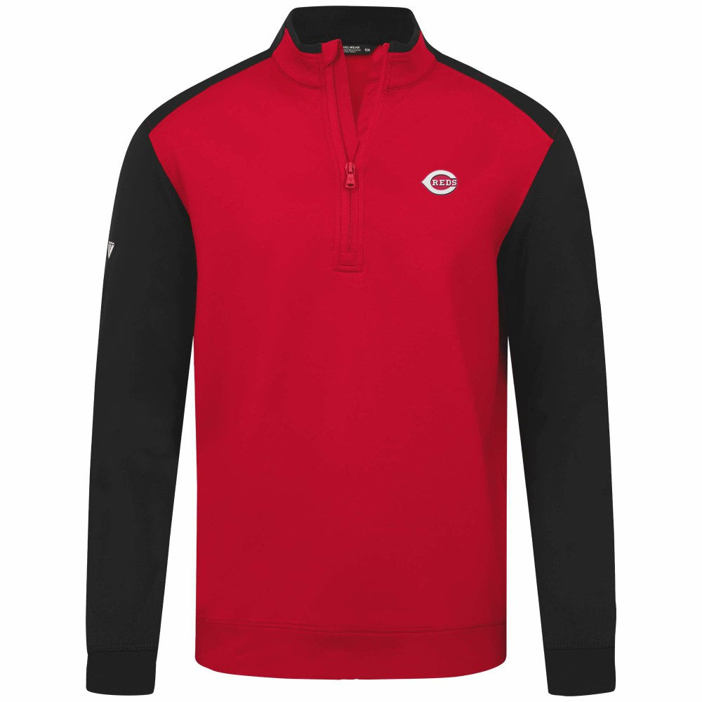 Cincinnati Reds Levelwear Insignia 2.0 Quarter-Zip Pullover Top - Red - MLB Sale