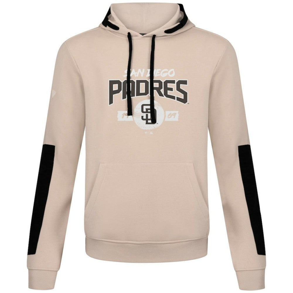 San Diego Padres Levelwear Bombay Pullover Hoodie - Khaki - MLB on Sale