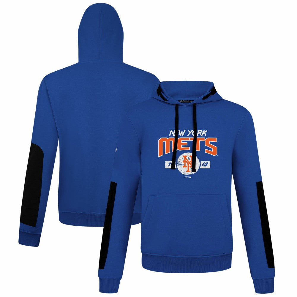 New York Mets Levelwear Bombay Pullover Hoodie - Royal - MLB Lifestyle