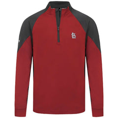St. Louis Cardinals Levelwear Cadet Insignia 2.0 Raglan Quarter-Zip Jacket - Red - MLB Lifestyle
