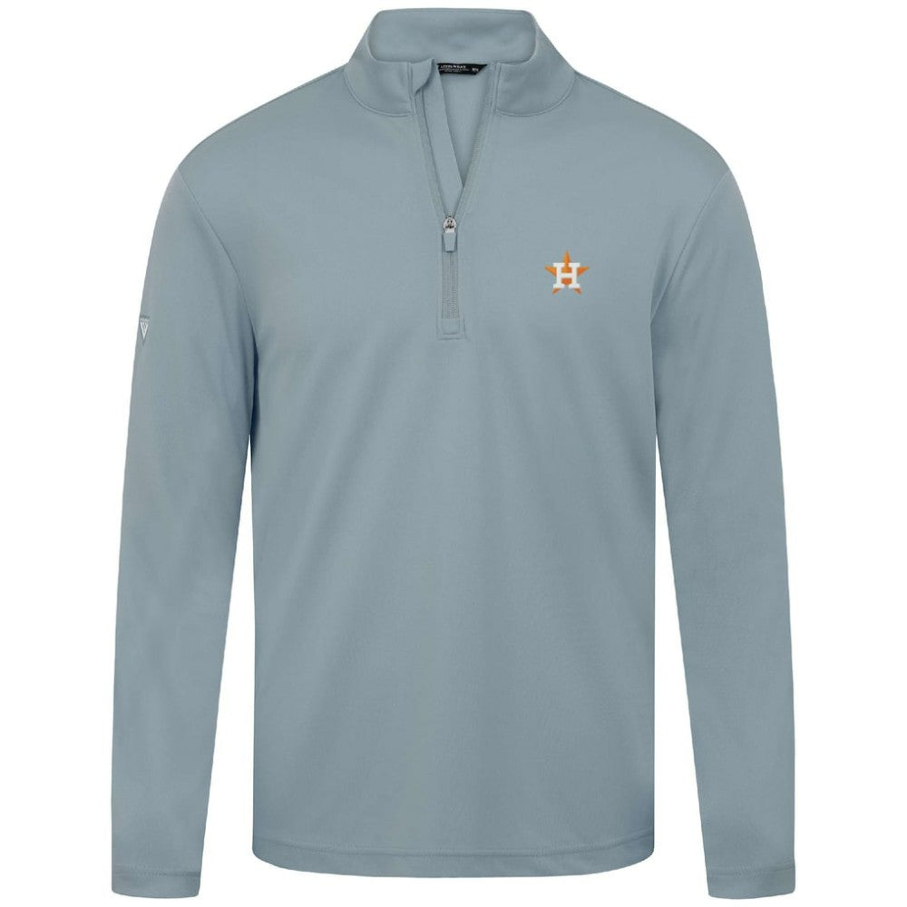 Houston Astros Levelwear Heron Insignia 2.0 Quarter-Zip Jacket - Gray - MLB Sale