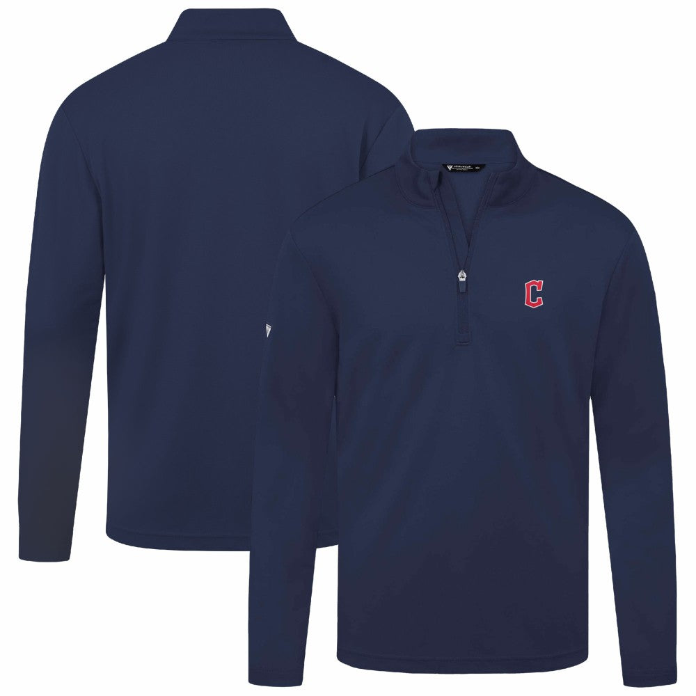 Cleveland Guardians Levelwear Heron Insignia 2.0 Quarter-Zip Jacket - Navy - MLB Lifestyle