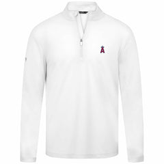Los Angeles Angels Levelwear Heron Insignia 2.0 Quarter-Zip Jacket - White - MLB Discount