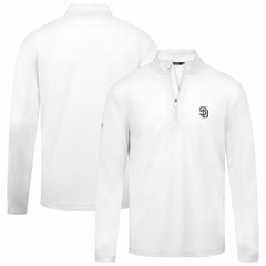 San Diego Padres Levelwear Heron Insignia 2.0 Quarter-Zip Jacket - White - MLB Online