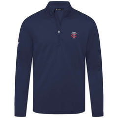 Minnesota Twins Levelwear Heron Insignia 2.0 Quarter-Zip Jacket - Navy - MLB Sale