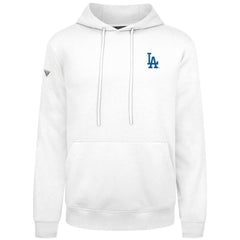 Los Angeles Dodgers Levelwear Podium Primary Pullover Hoodie - White - MLB Discount