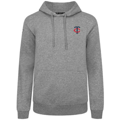 Minnesota Twins Levelwear Podium Primary Pullover Hoodie - Gray - MLB Sale