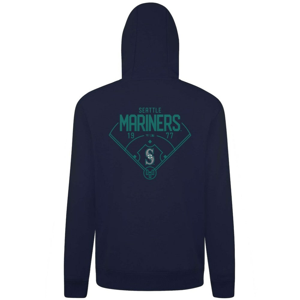 Seattle Mariners Levelwear Podium Primary Pullover Hoodie - Navy - MLB Online