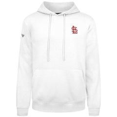 St. Louis Cardinals Levelwear Podium Primary Pullover Hoodie - White - MLB Sale