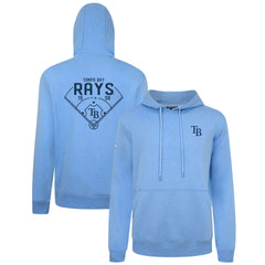 Tampa Bay Rays Levelwear Podium Primary Pullover Hoodie - Light Blue - MLB Discount