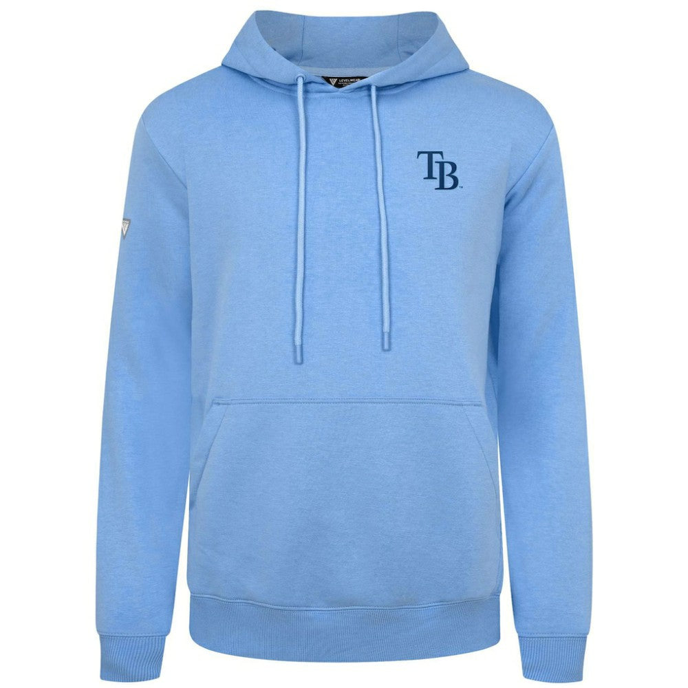 Tampa Bay Rays Levelwear Podium Primary Pullover Hoodie - Light Blue - MLB Discount