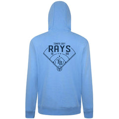Tampa Bay Rays Levelwear Podium Primary Pullover Hoodie - Light Blue - MLB Discount