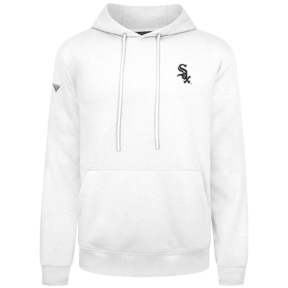Chicago White Sox Levelwear Podium Primary Pullover Hoodie - White - MLB on Sale