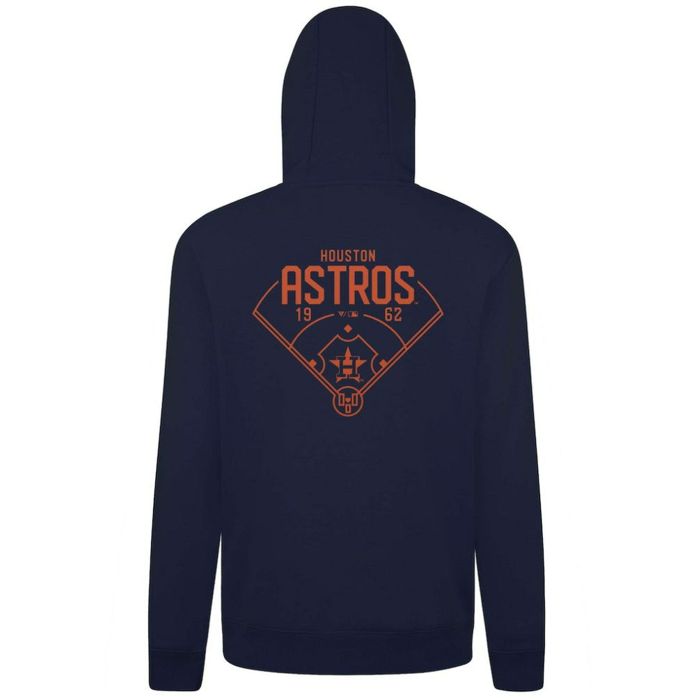 Houston Astros Levelwear Podium Primary Pullover Hoodie - Navy - MLB on Sale