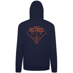 Houston Astros Levelwear Podium Primary Pullover Hoodie - Navy - MLB on Sale