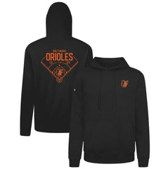 Baltimore Orioles Levelwear Podium Primary Pullover Hoodie - Black - MLB on Sale