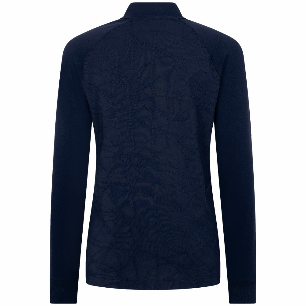 Milwaukee Brewers Levelwear Women's Amethyst Insignia 2.0 Quarter-Zip Jacket - Navy - MLB Online