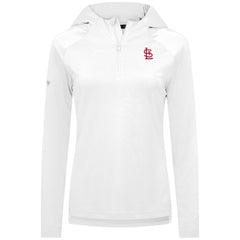 St. Louis Cardinals Levelwear Women's Raven Insignia 2.0 Quarter-Zip Jacket - White - MLB Sale