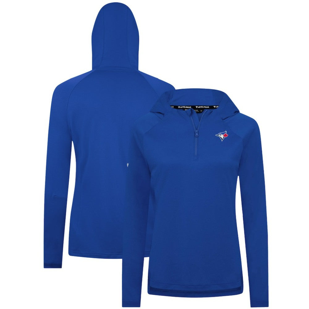 Toronto Blue Jays Levelwear Women's Raven Insignia 2.0 Quarter-Zip Jacket - Royal - MLB on Sale