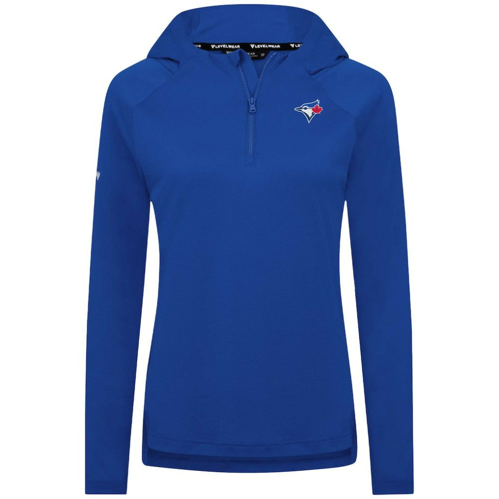 Toronto Blue Jays Levelwear Women's Raven Insignia 2.0 Quarter-Zip Jacket - Royal - MLB on Sale