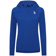 Los Angeles Dodgers Levelwear Women's Raven Insignia 2.0 Quarter-Zip Jacket - Royal - MLB Sale