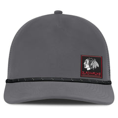 Chicago Blackhawks Fanatics Captain Rope Adjustable Hat - Gray - NHL 201984007