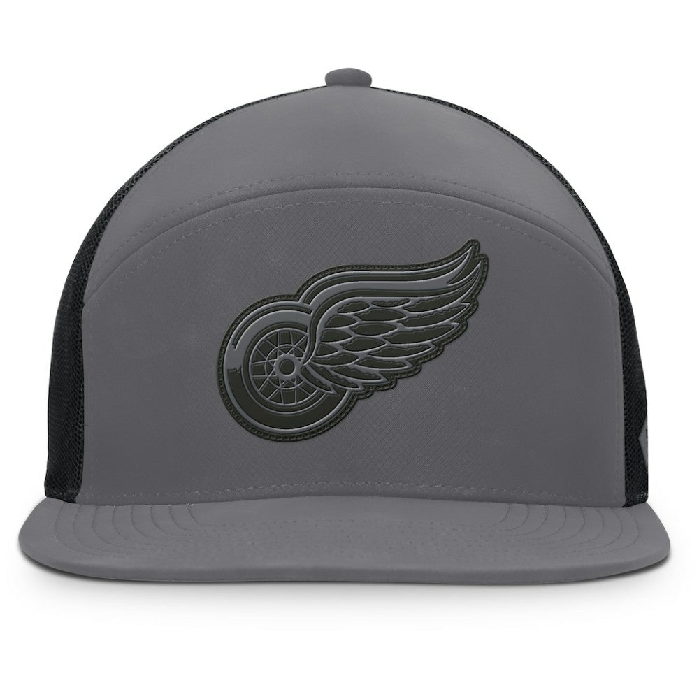Detroit Red Wings Fanatics Fairweather Adjustable Hat - Charcoal - NHL 201984015