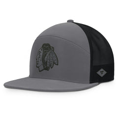 Chicago Blackhawks Fanatics Fairweather Adjustable Hat - Charcoal - NHL 201984017