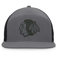 Chicago Blackhawks Fanatics Fairweather Adjustable Hat - Charcoal - NHL 201984017