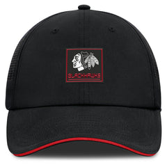 Chicago Blackhawks Fanatics Driver Adjustable Hat - Black - NHL 201984025
