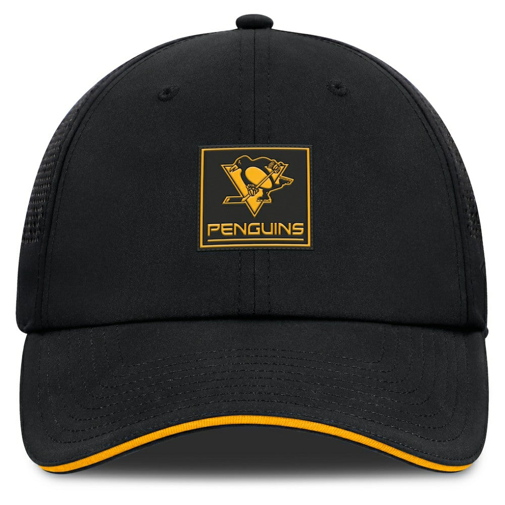 Pittsburgh Penguins Fanatics Driver Adjustable Hat - Black - NHL 201984028
