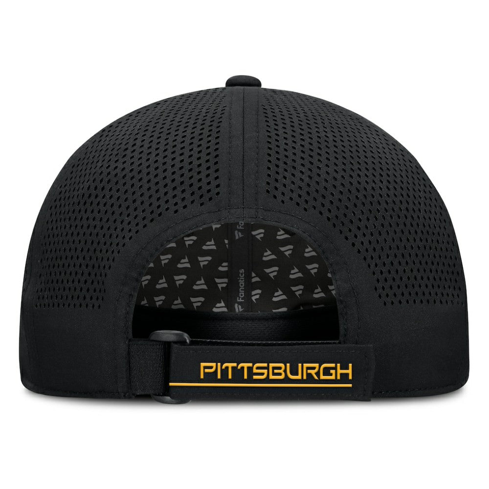 Pittsburgh Penguins Fanatics Driver Adjustable Hat - Black - NHL 201984028