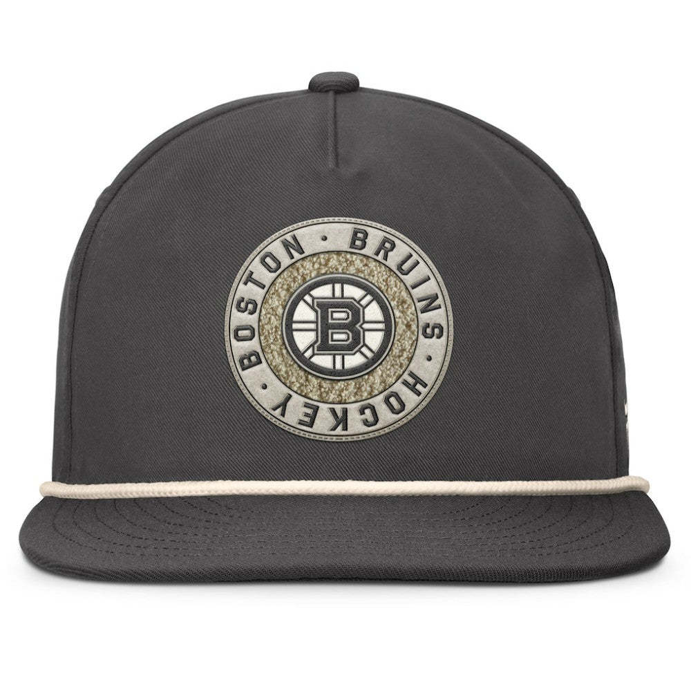 Boston Bruins Fanatics Closer Adjustable Hat - Charcoal - NHL 201984033