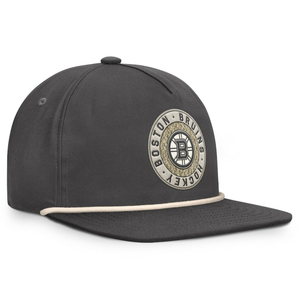 Boston Bruins Fanatics Closer Adjustable Hat - Charcoal - NHL 201984033