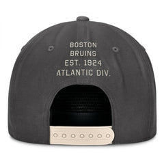 Boston Bruins Fanatics Closer Adjustable Hat - Charcoal - NHL 201984033