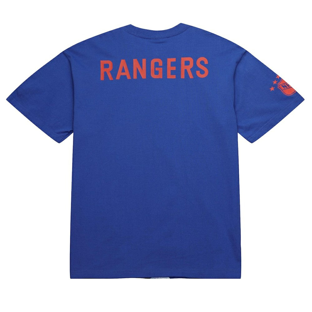 Mark Messier New York Rangers Mitchell & Ness NHL Ultimate Player Vintage Logo T-Shirt - Blue - NHL 201987715