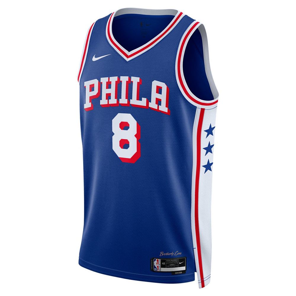 Paul George Philadelphia 76ers Unisex 2024 Offseason Addition Swingman Jersey Royal | Nike Lifestyle