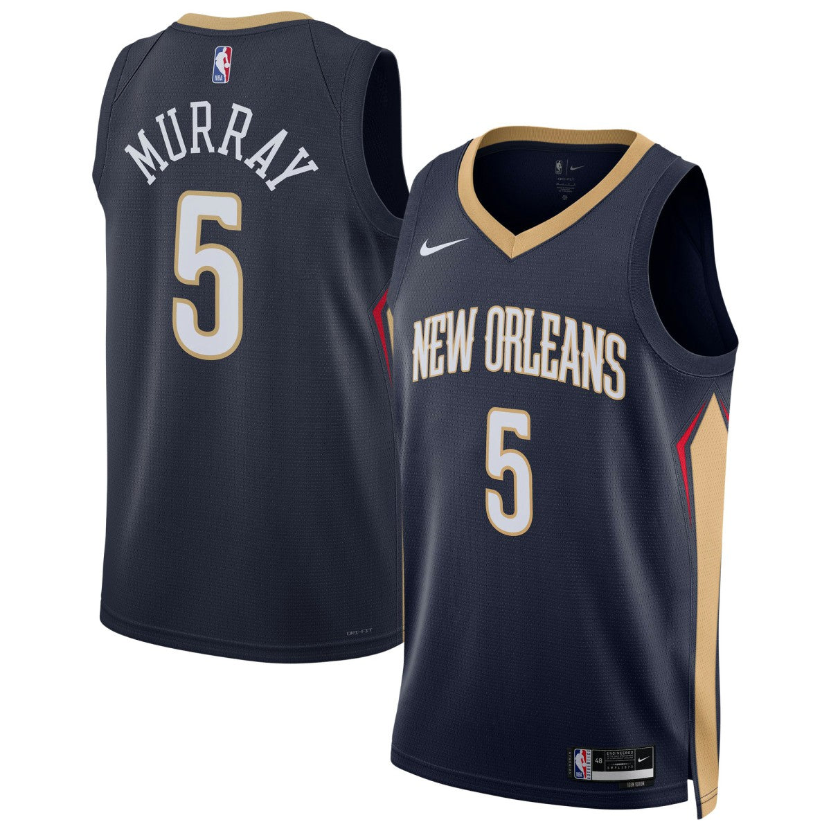 Dejounte Murray New Orleans Pelicans Unisex 2024 Offseason Addition Swingman Jersey Navy | Nike Near Me