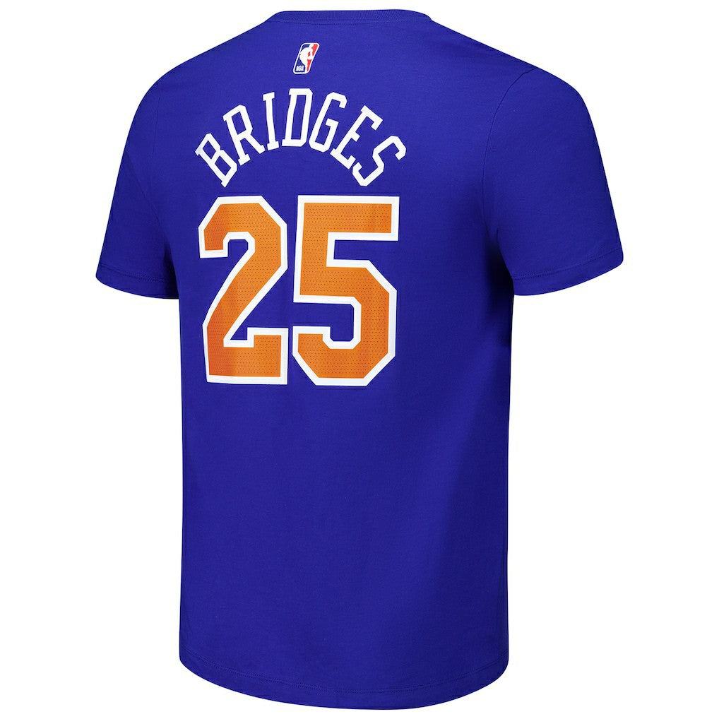 Mikal Bridges New York Knicks Unisex Name & Number T-Shirt Blue | Nike