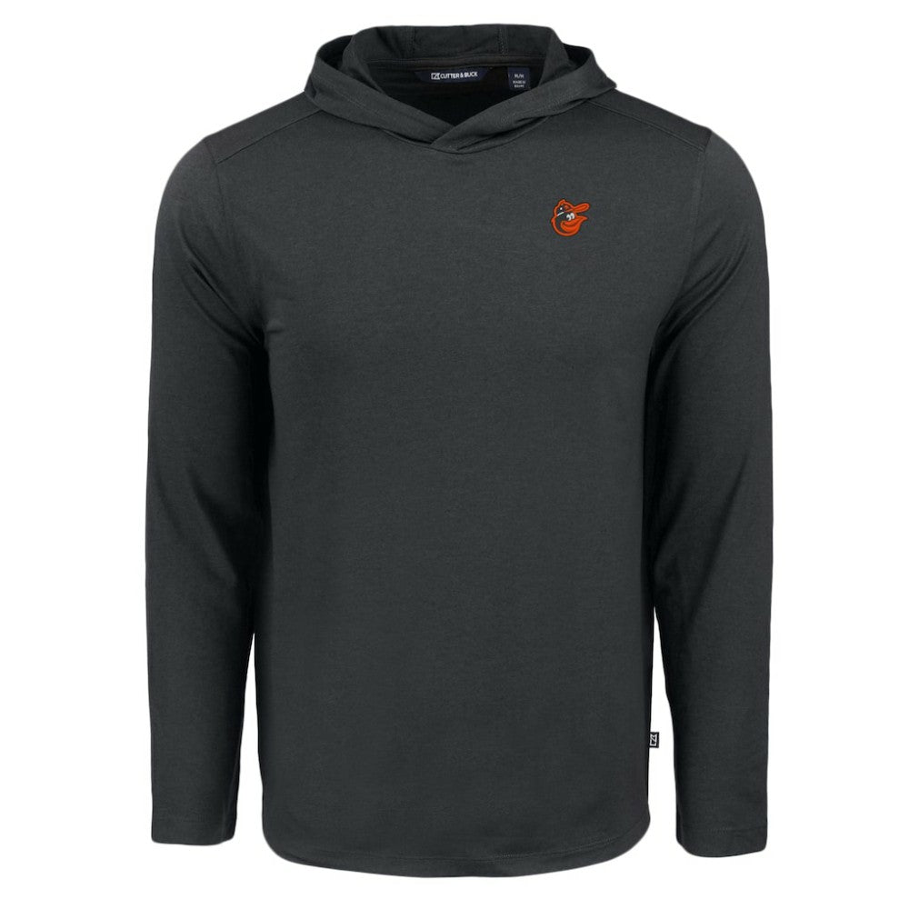 Baltimore Orioles Cutter & Buck Coastline Epic Comfort Recycled Eco Hoodie Long Sleeve T-Shirt - Black - MLB Online