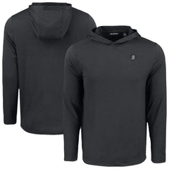 Baltimore Orioles Cutter & Buck Coastline Epic Comfort Recycled Eco Hoodie Long Sleeve T-Shirt - Black - MLB Sale