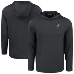 Cincinnati Reds Cutter & Buck Coastline Epic Comfort Recycled Eco Hoodie Long Sleeve T-Shirt - Black - MLB Online