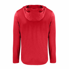 Cleveland Guardians Cutter & Buck Coastline Epic Comfort Recycled Eco Hoodie Long Sleeve T-Shirt - Red - MLB Discount