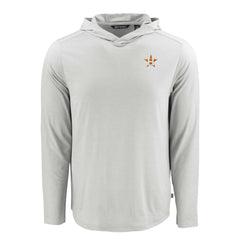 Houston Astros Cutter & Buck Coastline Epic Comfort Recycled Eco Hoodie Long Sleeve T-Shirt - Gray - MLB Online