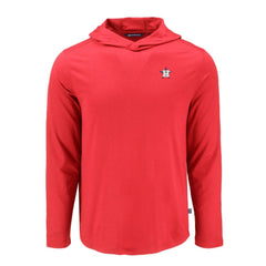 Houston Astros Cutter & Buck Coastline Epic Comfort Recycled Eco Hoodie Long Sleeve T-Shirt - Red - MLB Discount