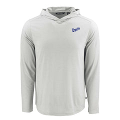 Kansas City Royals Cutter & Buck Coastline Epic Comfort Recycled Eco Hoodie Long Sleeve T-Shirt - Gray - MLB Discount