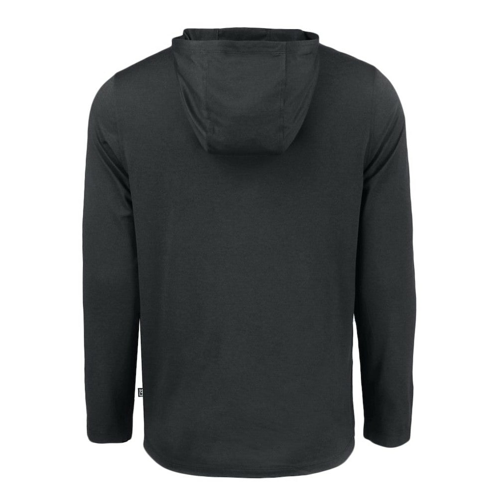 Athletics Cutter & Buck Coastline Epic Comfort Recycled Eco Hoodie Long Sleeve T-Shirt - Black - MLB Online