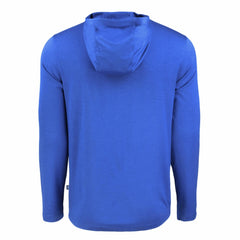 Kansas City Royals Cutter & Buck Coastline Epic Comfort Recycled Eco Hoodie Long Sleeve T-Shirt - Royal - MLB on Sale