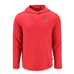 Philadelphia Phillies Cutter & Buck Coastline Epic Comfort Recycled Eco Hoodie Long Sleeve T-Shirt - Red - MLB on Sale