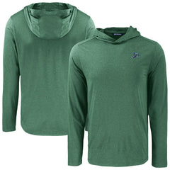 Tampa Bay Rays Cutter & Buck Coastline Epic Comfort Recycled Eco Hoodie Long Sleeve T-Shirt - Hunter Green - MLB Online